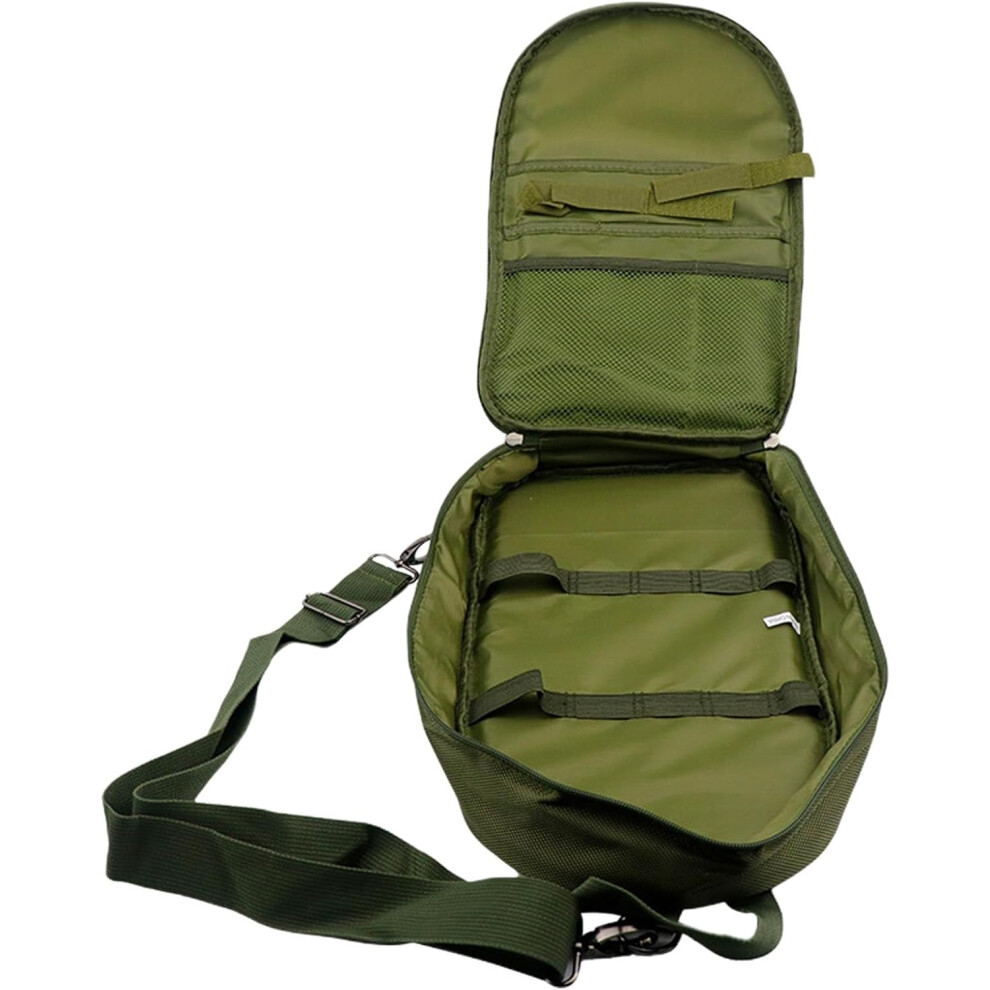 (Army ) Outdoor Camping Storage Bag - Large Capacity Cooking Utensils Organizer Camping Storage Organizer | Portable Camp Kitchen Organizer Bag S Green