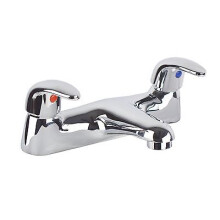 Nes Home Modern Bath Filler Faucet Tap Two Lever MixerChrome