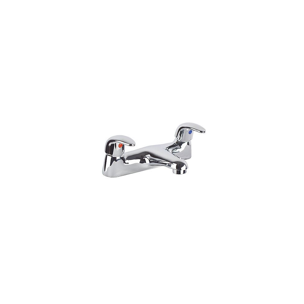 Nes Home Modern Bath Filler Faucet Tap Two Lever MixerChrome
