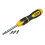 STANLEY Stanley Tools 3 Inch Multi-Bit Ratcheting Screwdriver  10 Bits  Black/yellow 4