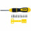 STANLEY Stanley Tools 3 Inch Multi-Bit Ratcheting Screwdriver  10 Bits  Black/yellow 1