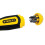 STANLEY Stanley Tools 3 Inch Multi-Bit Ratcheting Screwdriver  10 Bits  Black/yellow 3