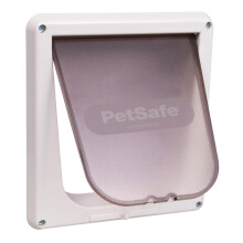 PetSafe Interior Cat Door: 4-Way Locking Indoor Pet Door Flap - Tinted Privacy Door for Cat Litter Box or Pet Feeder Built-in Door Lock Durable Doo