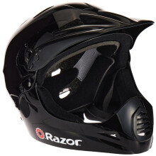 Casco integral juvenil Razor negro