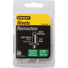 Stanley Paa54-5B Nity aluminiowe 5/32 cala X 1/4 cala Opakowanie 50 sztuk