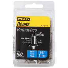 Stanley Pss42-1B Nity stalowe 1/8 cala X 1/8 cala Opakowanie 100 szt. (Opakowanie 100 szt.)