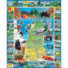 White Mountain Puzzle New Hampshire legjobbjai 1000 darabos kiraks jtk