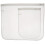 Whitmor Whitmor Zippered Mesh Wash Bags - White (2 Piece Set) 1