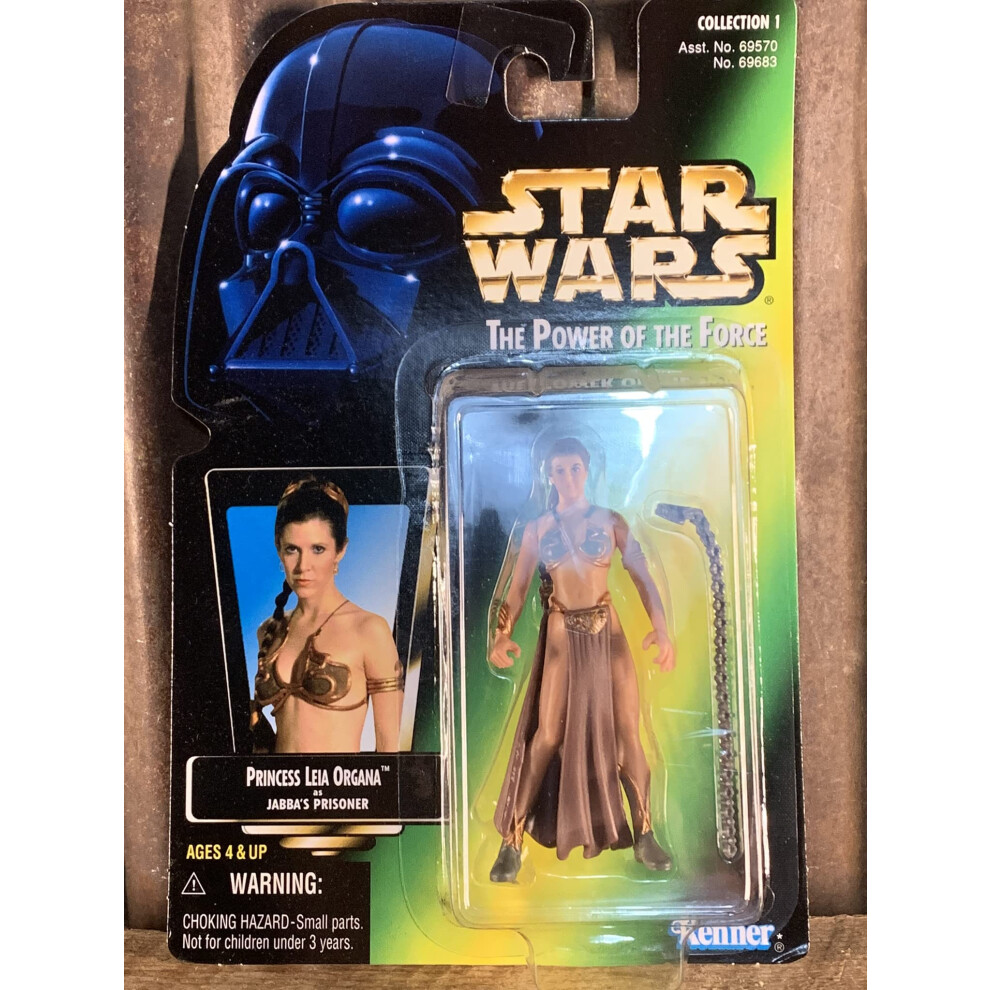 Star Wars The Power Of The Force - Princess Leia Organa As Jabba's Prisoner Action Figure