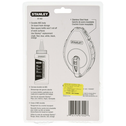 STANLEY STANLEY Chalk Line Reel with Blue Chalk (47-442) 1