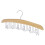 Whitmor Whitmor Wood Belt Hanger  Natural/Chrome 1