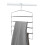 Whitmor Whitmor 6021-184 Pants Hangers  1  Chrome 3