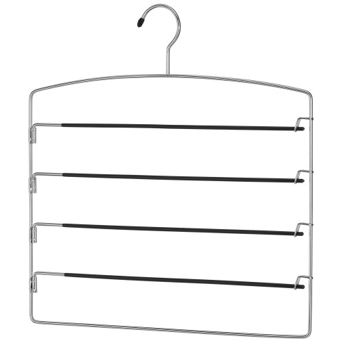 Whitmor Whitmor 6021-184 Pants Hangers  1  Chrome