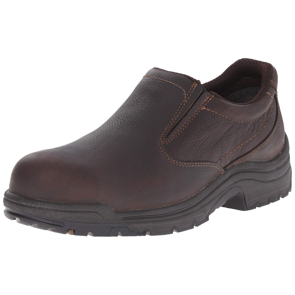 Timberland PRO Men's 53534 Titan Safety-Toe Slip-On Camel Brown 10.5 M