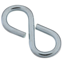 Stanley National S759-172 Stanley Hardware 6 Count 1.13" Zinc Closed S Hook