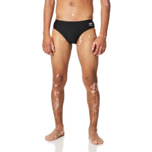 Speedo herr Brief Endurance+ Solid badbyxa, Speedo svart, 30 US