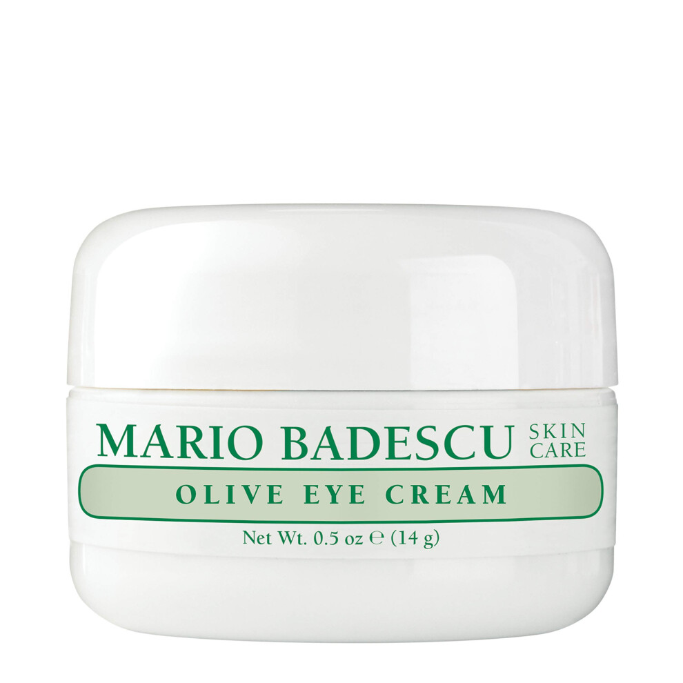 Mario Badescu Olive Eye Cream for Dry & Sensitive Skin | Rich Under Eye Cream with Olive Leaf Extract & Cocoa Butter | Nourishes Dry Under Eyes | 0.5