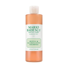 Mario Badescu Henna s Seamollient hajsampon frfiaknak s noknek - Hidratl sampon tengeri alga-glicerin s citromfu kivonatokkal - Volumen ad s j