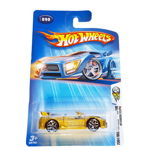 Mattel Hot Wheels 2004 First Editions Mitsubishi Eclipse 90/100 GOLD 090 1:64 Scale