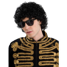 Forum Novelties ανδρική περούκα 80's Pop Star Afro, Μαύρη, One Size