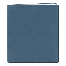 Livre souvenir Pioneer 12 pouces x 15 pouces, reli , couverture en tissu de luxe, tr sors familiaux, bleu brise marine