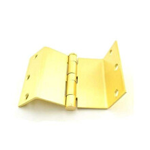 Stanley Security F2483124 3-1/2"""" Steel Full Mortise Standard Weight Swing Clear Hinge for Square Edge Doors # 054503 Satin Brass Finish