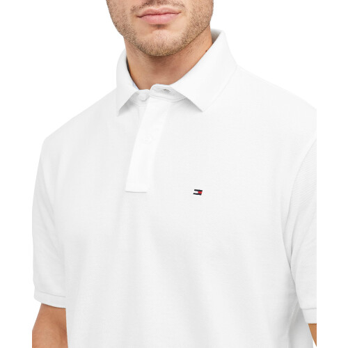 Tommy Hilfiger Polo Classico Tommy Hilfiger da Uomo, Bianco, Grande 2