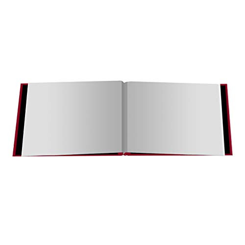 Pioneer 5 x 7 polegadas com moldura de tecido postbound livro de memria frontal Apple Red 2