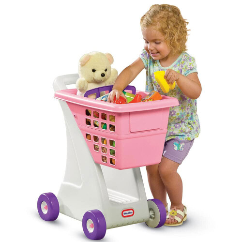 Little Tikes Carrinho de Compras Little Tikes - Rosa, 32 x 42 x 58 cm 1