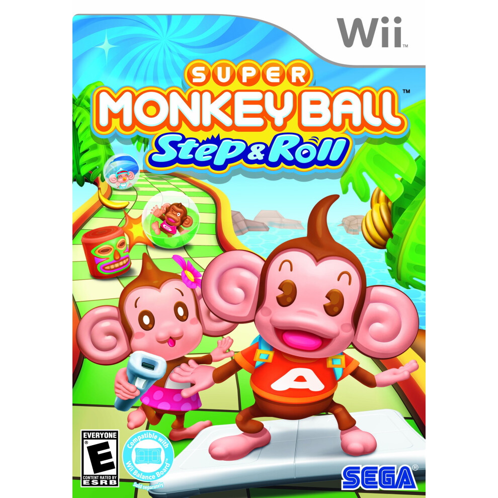 Super Monkey Ball: Step & Roll - Nintendo Wii 010086650372
