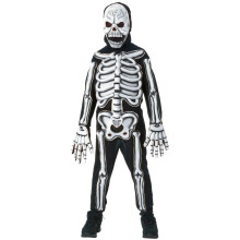 Costume de squelette phosphorescent pour enfant Rubies, taille S, une couleur