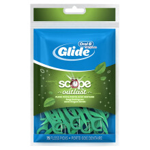 Oral B Glide Palillos de Hilo Dental Plusx 40mm Sabor Menta - 75 Unidades