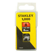 Caja de 1000 grapas STANLEY tipo A - 1-TRA204T - 6 mm