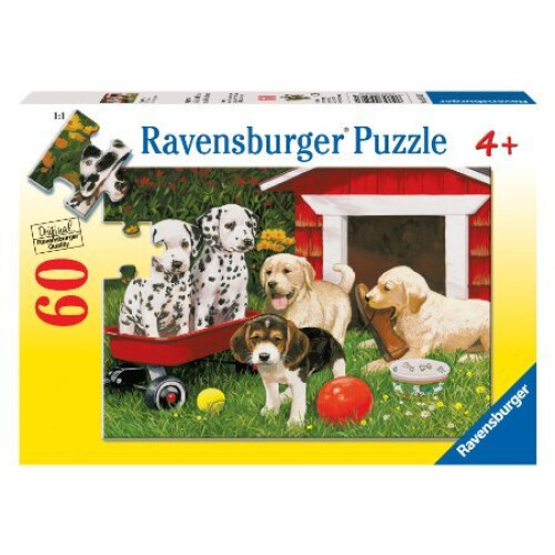 Ravensburger Ravensburger Πάρτι με Κουτάβια - Παζλ 60 Τεμαχίων για Παιδιά - Κάθε Τεμάχιο Μοναδικό 2