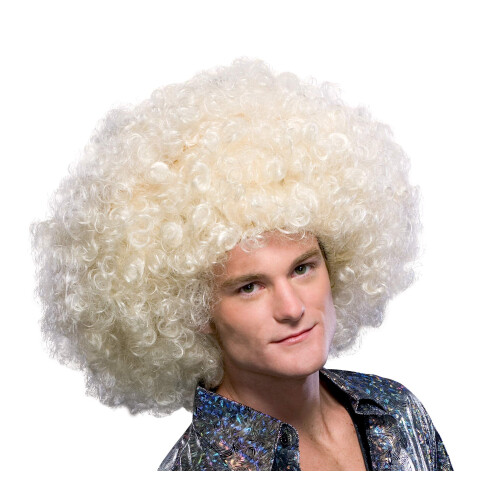 Rubies Perruque afro blonde Rubies Super Size jaune taille unique 1