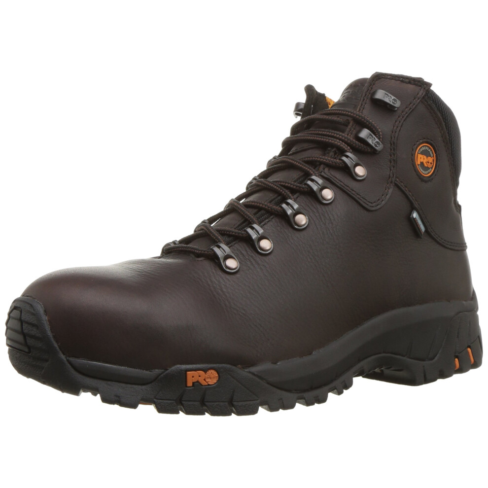 Timberland PRO Mens Titan Trekker Waterproof Industrial Work Boot  Brown  8.5 Wide US