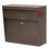 Mail Boss 7164 Metro Bronze High Capacity Wall Montered Locking Security Mailbox 1