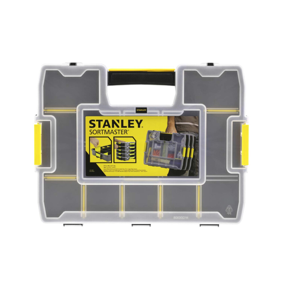 Stanley 1-97-483 Organizer Sort Master Junior With 14 Compartments Multicolor