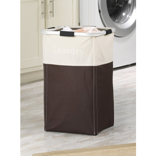 Whitmor Whitmor Easy Care Laundry Hamper - Espresso 1