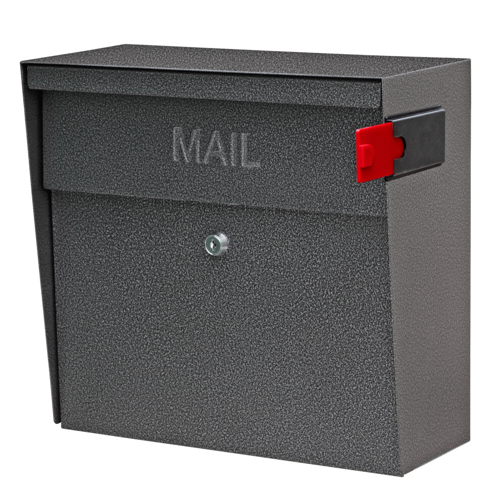 Mail Boss 7160 Metro Locking Security Wall Mount Mailbox  Galaxy