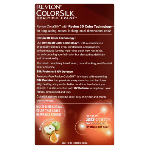 Revlon ColorSilk Χρώμα Μαλλιών 40 Μεσαίο Καστανό 1 Τεμάχιο 1