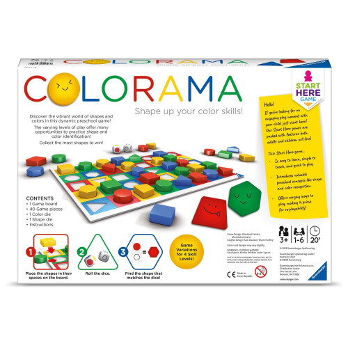 Ravensburger Ravensburger Colorama per bambini dai 3 anni in su - Gioco veloce di modelli e forme per bambini 2