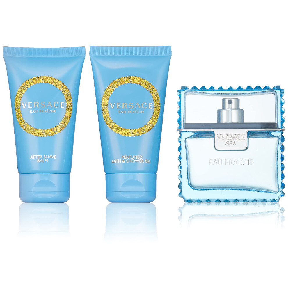 Versace Man Eau Fraiche Gift Set by Versace for Men