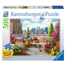 Ravensburger Κήπος στη Στέγη 500 Τεμάχια Παζλ Μεγάλης Διάστασης για Ενήλικες
