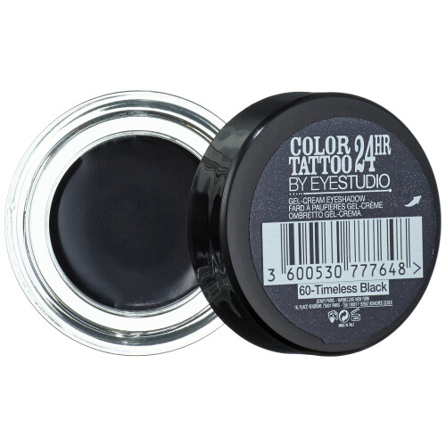 Maybelline Maybelline Colour Tattoo 24 Hour Eye Shadow  Timeless Black Number 60 1