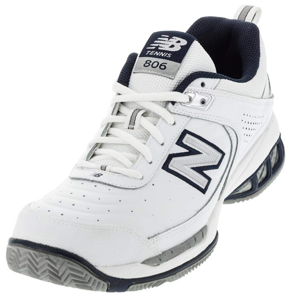 New Balance mens 806 V1 Tennis Shoe  White  7.5 US