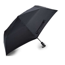 Samsonite Compact Auto Open/Close Paraplu Zwart E? maat