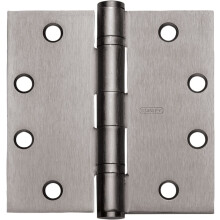 Stanley Security FBB179426d 4 """" x 4 """" Bolsa de baln de mortaja de acero Balla de esquina cuadrada de peso estndar # 068261 Satin Chrome acabado