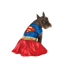 DC Comics Pet Costume X-Large Supergirl Blue