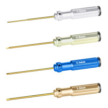 Neewer - Set of 4 Hexagonal Screwdrivers Made of Titanium Nitride with Coloured Handles.Compatible with 1.5 2 2.5 and 3mm Screws.